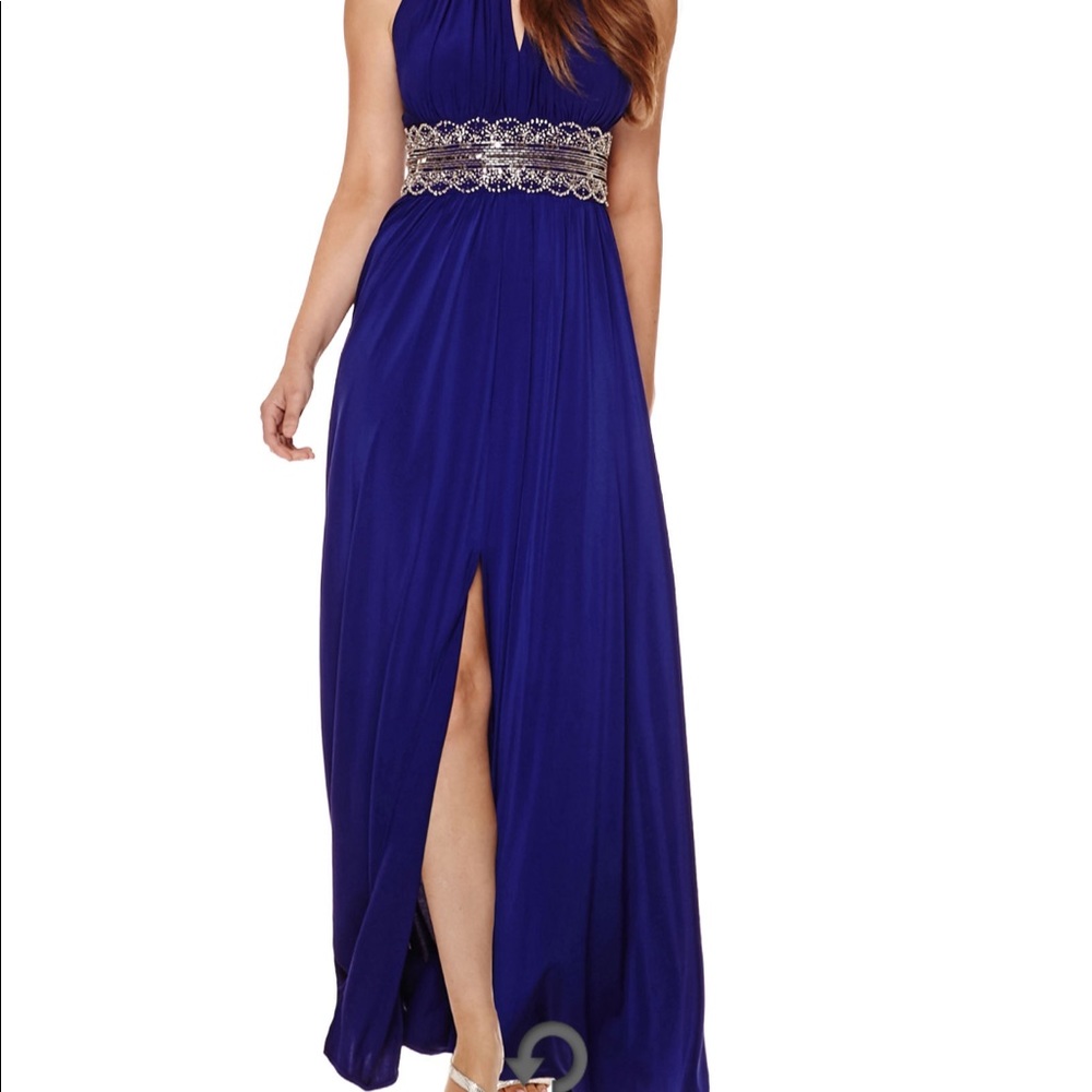 R&M Richards Evening Dress In Navy